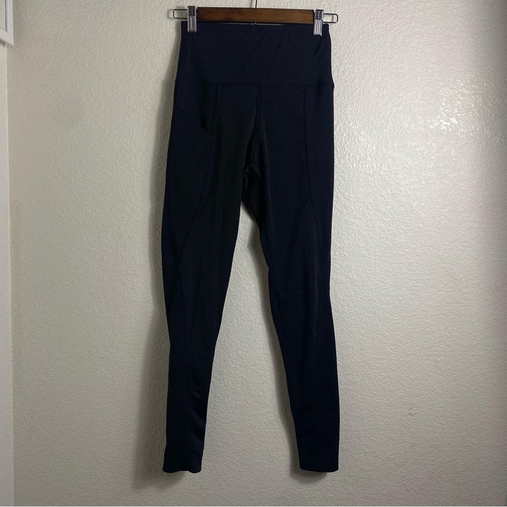 Sports Wear Black Leggings Size: M